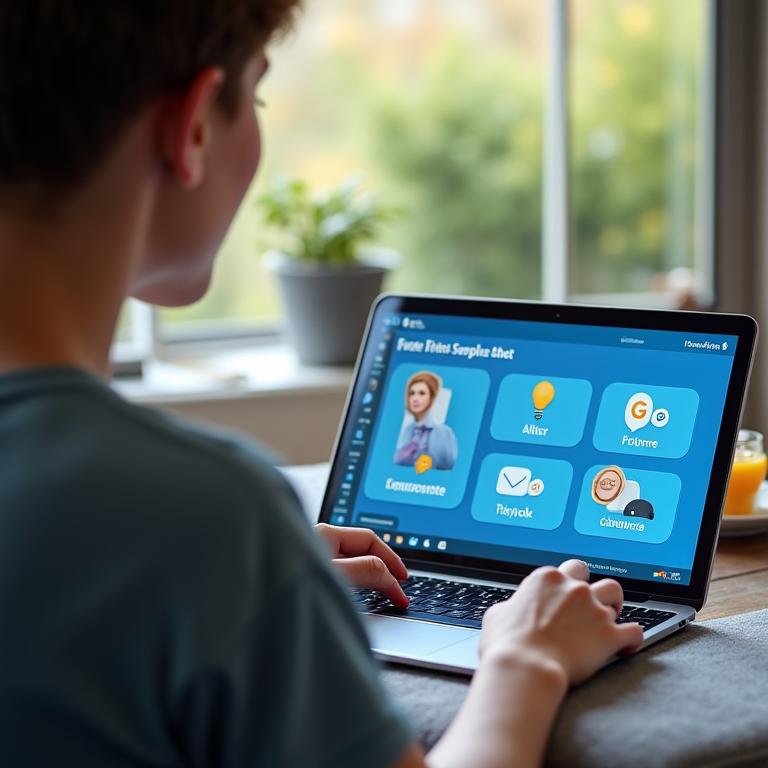 Cours de français en ligne à distance